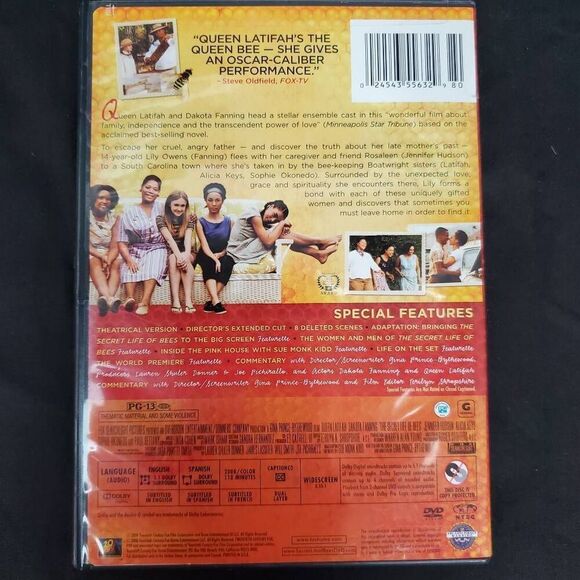 The Secret Life of Bees (DVD, 2008) Queen Latifah, Dakota Fanning – Drama with B - Picture 3 of 3